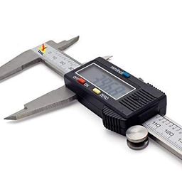 zhart Vernier Caliper Digital 150 mm / 6" Video Display Measurement tool with MM Inch Conversion and Inside Outside Depth and Step Measuring Feature image 1