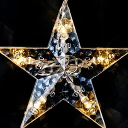 SPARK WORLD Yellow Star Shaped String Lights image 5