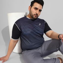 Instafab Plus Men Plus Size Printed Flex T-shirt image 5
