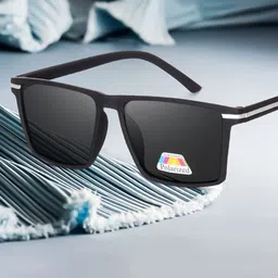 LEGEND EYEWEAR Unisex UV Protected Lens Square Sunglasses SGLGQZ6GUF5X6WH5-45