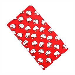 PRAKARTIK Red & White Printed Cotton Hand Towel-11