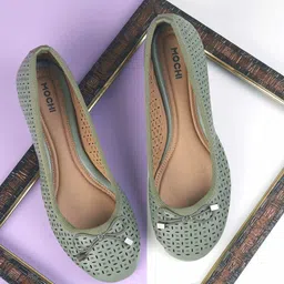Mochi Embellished Stiletto Pumps with Laser Cuts-23