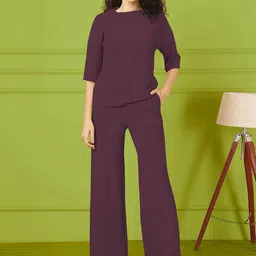 Moda Rapido Round Neck Top With Trousers Co-Ords-picture-21