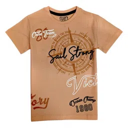 Gini and Jony Boys Graphic Printed Round Neck Cotton T-shirt-image-29