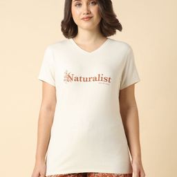 Van Heusen Typography Printed V-Neck Relaxed Fit T-shirt-image-40
