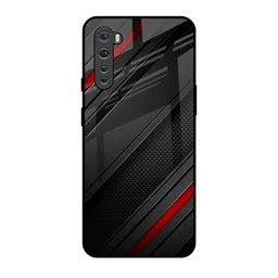 QRIOH Unisex OnePlus Nord Modern Abstract Impact Resistant Glass Back Case-picture-26