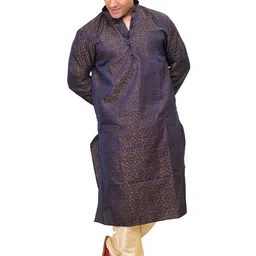Exotic India Men Regular Kurta with Pyjama-image-92