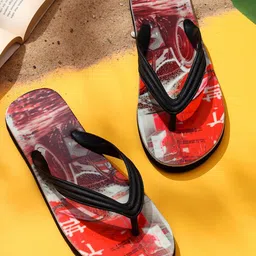 KAPYANSH Men Printed Rubber Thong Flip-Flops-image-39