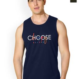 SLOWLORIS Pack of 2 Printed Combed Cotton Vest VSL26 CMB(CHS NAVY)(CHS OLIVE)-image-72
