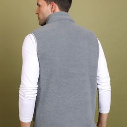 HIGHLANDER Self Design Front-Open Sweatshirt image 2