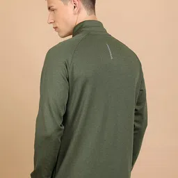 HIGHLANDER Mock Collar Front-Open Sweatshirt image 3