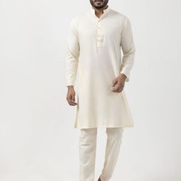 DEVOILER Men Regular Kurta with Pyjamas-1