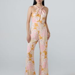 20Dresses Women Printed Halter Neck Straight Fit Jumpsuit-image-21