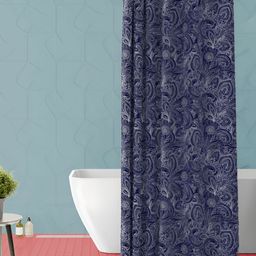 ArtzFolio Single Piece Waterproof Polyester Shower Curtain-image-6