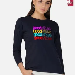 Metronaut Women 2 Printed Bio Finish Applique T-shirt-picture-27