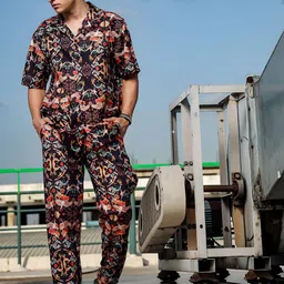 House of Koala Printed Shirt With Trousers Co-Ords-image-11