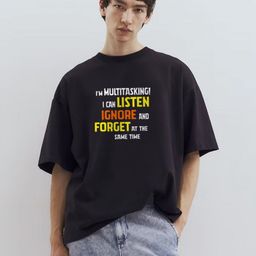 TOGS & TERRE Men Typography Printed Round Neck Cotton Oversized T-shirt-picture-29