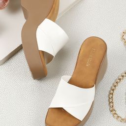 Flat n Heels Women Open Toe Wedge Heel Sandals-51