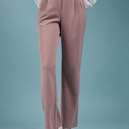 DressBerry Women Classic Pleated Trousers-image-74