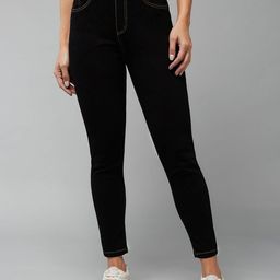 BAESD Skinny Fit High-Rise Heavy Fade Stretchable Jeans-image-67