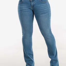 JC Mode Women Regular Fit High-Rise Low Distress Light Fade Jeans-picture-12