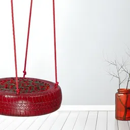 Swingzy Red 360 Turbo Tyre Hanging Hammock Swing-42
