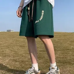 KPOP Men Typography Printed Shorts-image-59