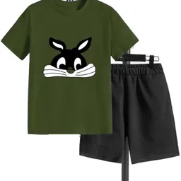 MGRS Unisex Kids Printed Top with Shorts-image-6