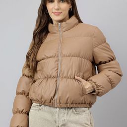 Latin Quarters Solid Lightweight Puffer Jacket-image-96
