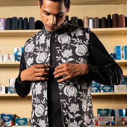 Project Bandi Men Floral Regular Kurta with Pyjamas-10