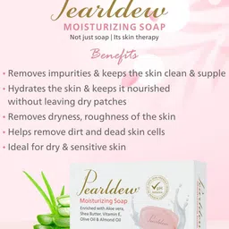Pearldew Set Of 6 Moisturizing Soaps - 75 g Each image 2