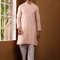 MULTI SHADES Men Regular Kurta with Pyjamas-image-52