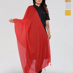 Moda Rapido Selection of 4 Striped Woven Design Dupatta-picture-15