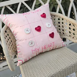 THROWPILLOW Pink & Red Embellished Square Cushion Covers-image-90