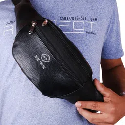 NICE PURSE Leather Adjustable Strap Waist Pouch-image-91