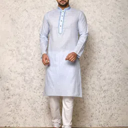RANAK Men Solid Festive Cotton Straight Kurta-picture-29
