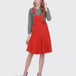 qioa Women Stripes Dungaree image 5