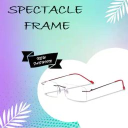 redex Men Rimless Rectangular Frame image 5