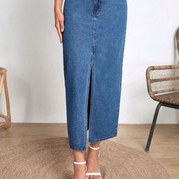 BAESD A-Line Midi Skirt-image-97