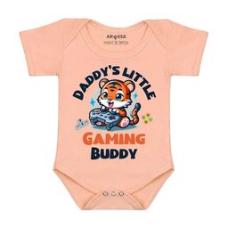 Arvesa Daddy Little Gaming Buddy Printed Bodusuit-image-4