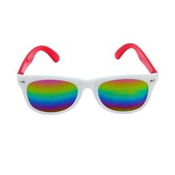 NESKA MODA Unisex Kids Mirrored Lens & Red Sunglasses with UV Protected Lens-picture-11