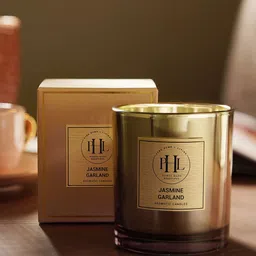 Pure Home and Living Jasmine Garland Purple Scented Wax Filled Jar Candle-image-46