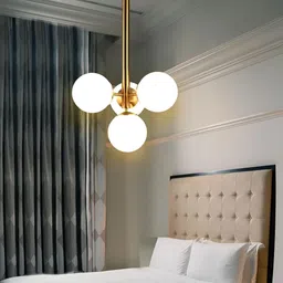 KINIS Gold-Toned Quirky Metal Ceiling Lamp-image-26