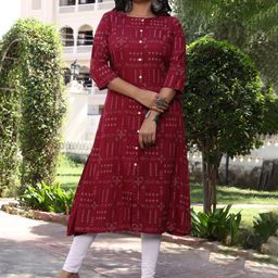 VASVI Bandhani Printed Straight Kurta-22