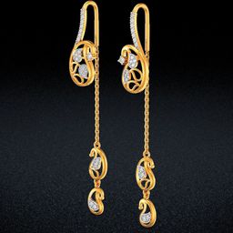 Joyalukkas Yellow Gold 22 Kt Earrings-picture-42