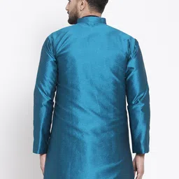 Kaifoo Men Green Longline Tailored Jacket image 2