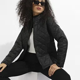 Campus Sutra Checked Windcheater Puffer Jacket-picture-11