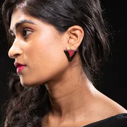 Mridah Triangular Studs Earrings image 3