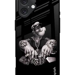 QRIOH Quirky Printed iPhone 16 Back Case Mobile Accessories-27