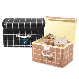 Kuber Industries Brown Set of 2 Reusable Drawer Organiser Organisers-12